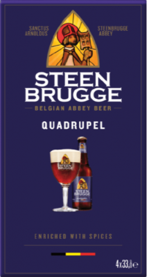 Steenbrugge Quadrupel set met 4 flessen van 33cl Steenbrugge Quadrupel set met 4 flessen van 33cl